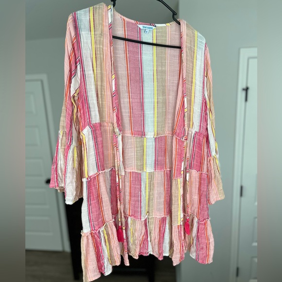 blue island Swim Swimsuit Beach Cover Up Pink Orange Yellow Poshmark